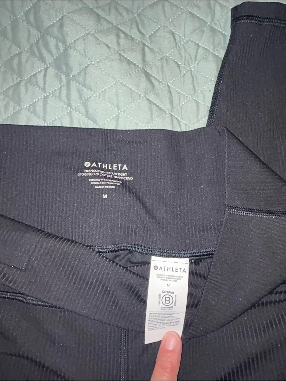 Athleta Black Womans Athletic Leggings